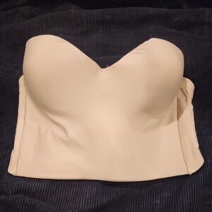 Wacoal Cream Bandeau with Sweetheart Neckline